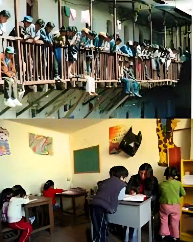 सान पेड्रो जेल (San Pedro Prison)
यह जेल अनोखी है क्योंकि यहाँ रहने के लिए कैदियों को किराया देना होता है। बोलिविया के ला पाज़ में स्थित यह जेल अंदर से पूरी कॉलोनी जैसी है। दुकानें, घर, रेस्तरां, सलून और होटल तक मौजूद हैं। जितना ज़्यादा काम, उतनी बेहतर सुविधाएँ।