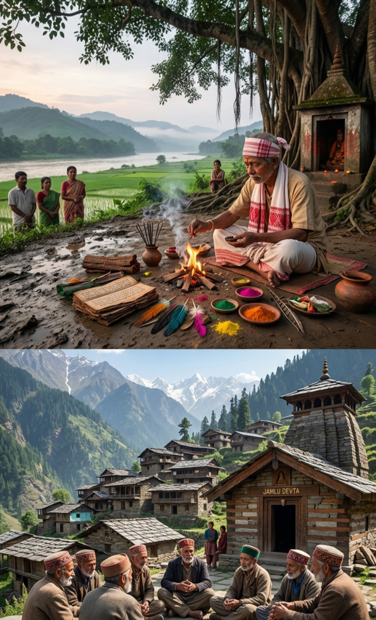 असम और हिमाचल – रहस्य और परंपरा का संगम
असम का मयोंग गांव तंत्र-मंत्र और लोक मान्यताओं के लिए प्रसिद्ध है। वहीं हिमाचल प्रदेश का मलाना गांव अपनी प्राचीन परंपराओं और स्वतंत्र सामाजिक व्यवस्था के कारण अलग पहचान रखता है।