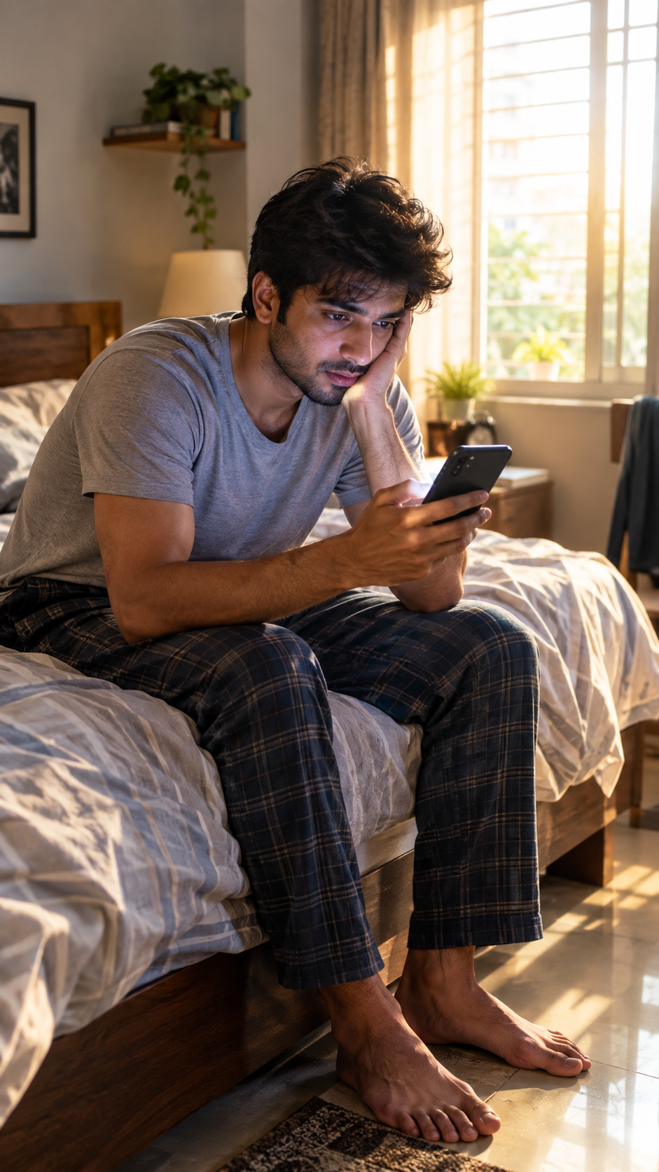 आंख खुलते ही फोन क्यों?
सुबह उठते ही मोबाइल की स्क्रीन देखना आजकल बहुत आम आदत बन गई है। लेकिन दिन की शुरुआत नोटिफिकेशन, मैसेज और सोशल मीडिया से करना मानसिक रूप से आपको तुरंत डिजिटल गतिविधियों में उलझा सकता है।