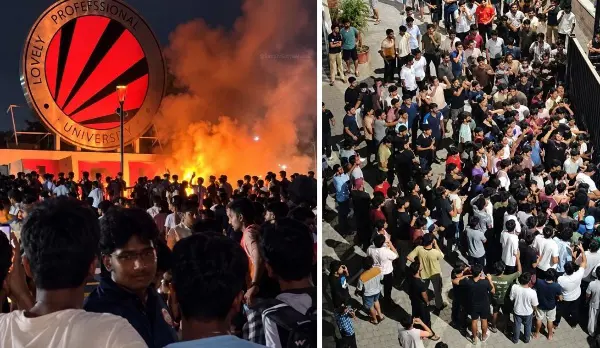 LPU में हंगामे और आगजनी के बाद बदले हालात