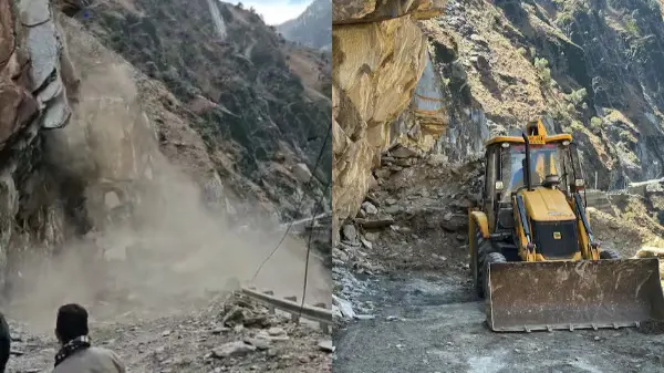 पहाड़ों पर आफत भूस्खलन से तबाही