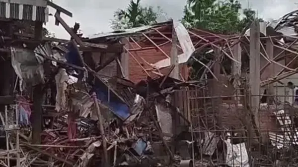 म्यांमार में हवाई हमले में 33 लोगों की मौत