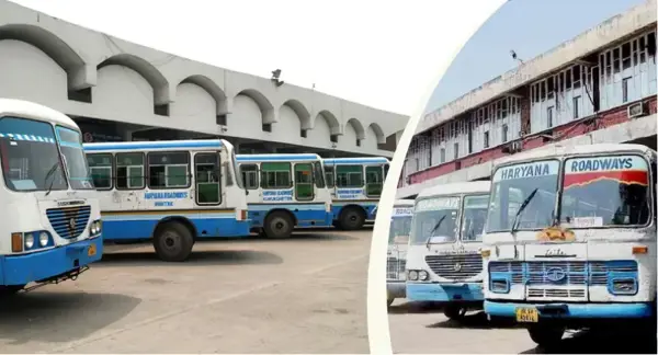 हिसार में रोडवेज कर्मचारियों का चक्का जाम, 83 रूटों पर बसें बंद