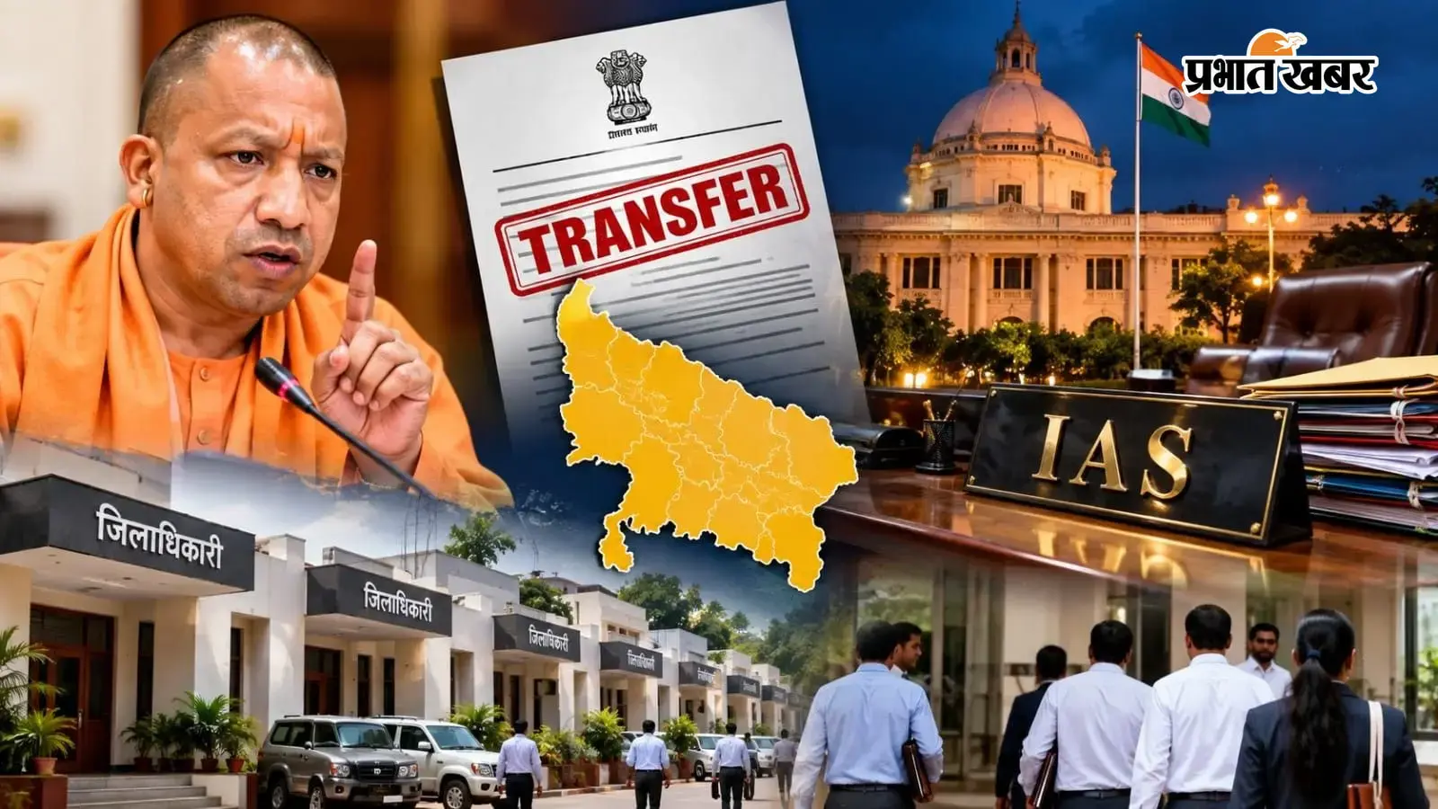 यूपी में 34 IAS अधिकारियों का तबादला