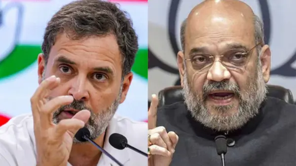 अमित शाह का राहुल गांधी पर पलटवार