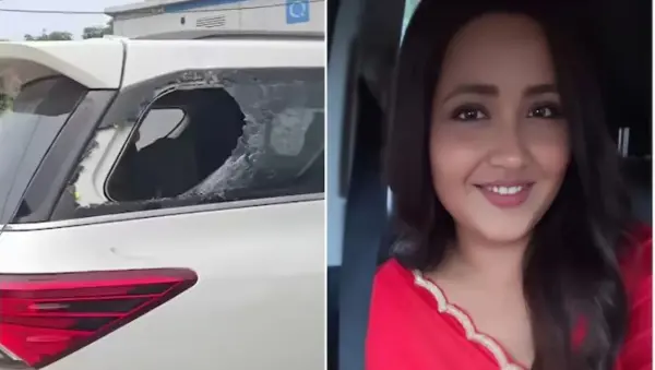 बिहार शरीफ में काजल राघवानी की कार पर पथराव, भीड़ ने तोड़े शीशे