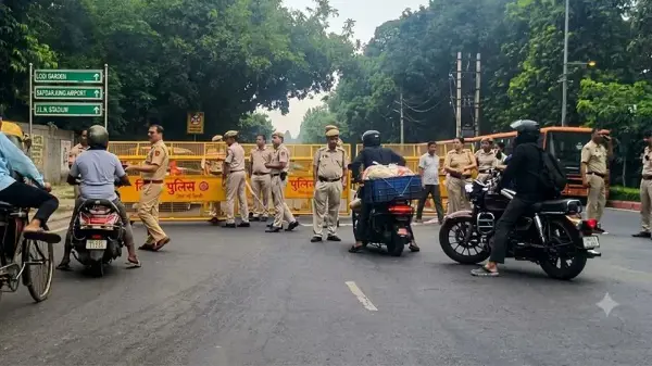 CJP प्रदर्शन को लेकर दिल्ली में हाई अलर्ट, जगह-जगह नाकाबंदी