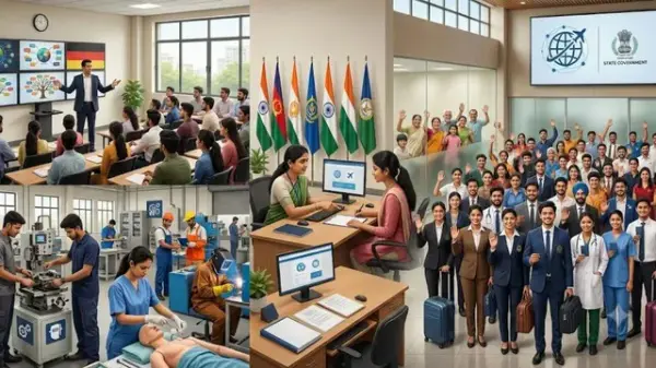 विदेशी नौकरी के लिए युवाओं को तैयार कर रहीं राज्य सरकारें