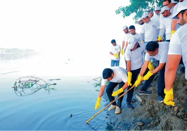 दिल्ली में 70 स्थानों पर चला यमुना स्वच्छता अभियान