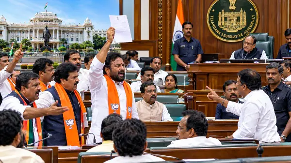 DA एरियर पर तेलंगाना विधानसभा में हंगामा