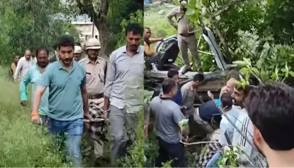 कुल्लू में 200 मीटर गहरी खाई में गिरी कार, चार लोगों की मौत
