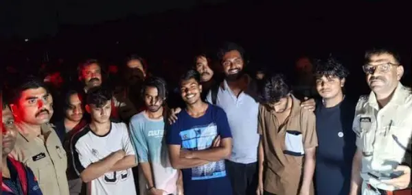 फाटापान बाबाझिरी में फंसे 7 युवकों का सफल रेस्क्यू