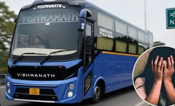 चलती स्लीपर बस में नाबालिग से गैंगरेप