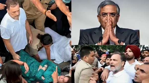 ज्ञानेश कुमार के खिलाफ दूसरे दिन भी राहुल-प्रियंका का हल्ला बोल, 6 घंटे चला प्रदर्शन