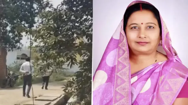 नगरी में 5 लाख की नाली निर्माण पर विवाद, गुणवत्ता पर उठे सवाल